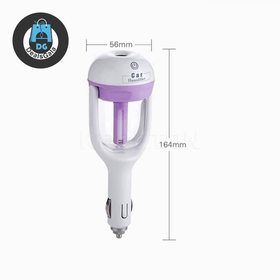 12V Car Steam Humidifier Air Purifier Aroma Diffuser Essential oil All Other Electronics Automobiles and Motorcycles cb5feb1b7314637725a2e7: Blue|Green|pink|Purple