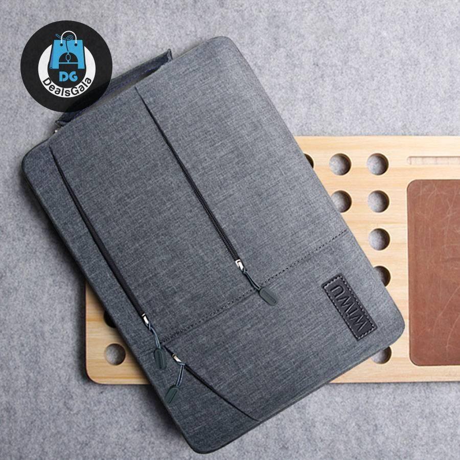 Multi Pockets Bag for MacBook laptops Accessories and Parts cb5feb1b7314637725a2e7: Black|Gray