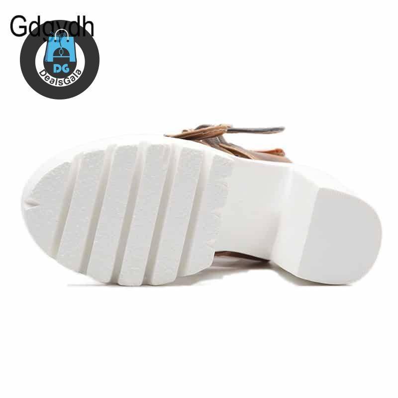 Gdgydh Women Sandals High Heels Shoes Women's Shoes cb5feb1b7314637725a2e7: Black|Brown