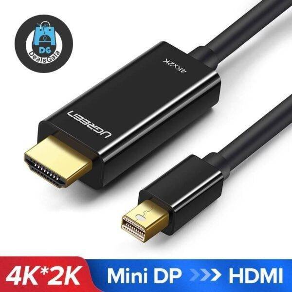Mini Displayport to HDMI Cable Accessories and Parts cb5feb1b7314637725a2e7: 1080P Black|1080P White|4Kx2K Black|4Kx2K White