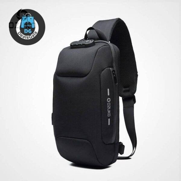 Shoulder Messenger Bag for Men Anti-theft Men's Bags cb5feb1b7314637725a2e7: Black|Blue|camouflage|Gray|Green|Red 