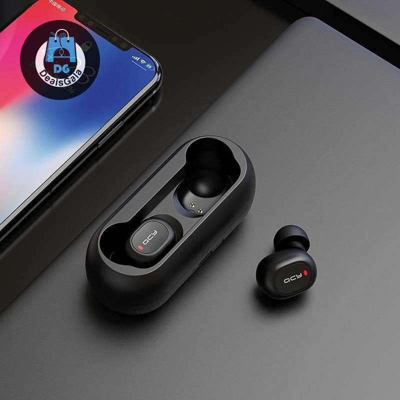 5.0 Bluetooth 3D Stereo Earphones with Dual Microphone Consumer Electronics Wireless Earphones and Headphones cb5feb1b7314637725a2e7: Black|White