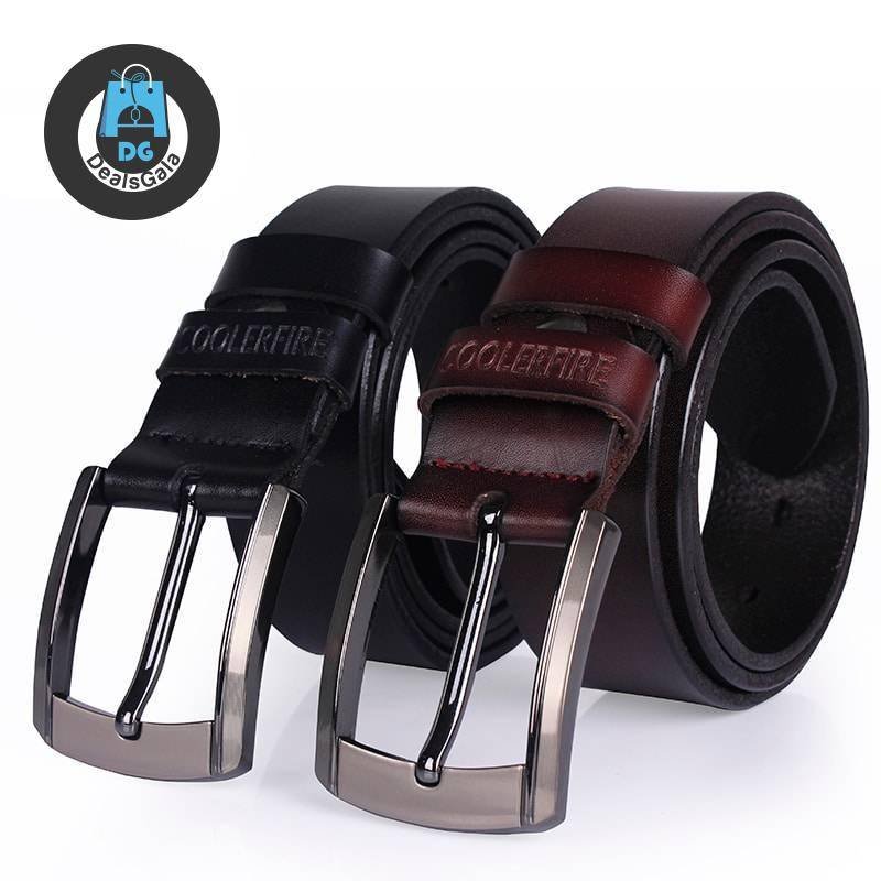 Classic Business Leather Belt Men's Clothing and Accessories Men Clothing Accessories Men Belts cb5feb1b7314637725a2e7: Black|Coffee