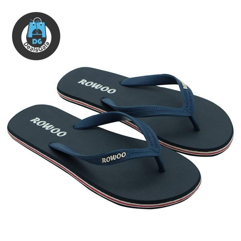 Men’s Beach Simple Flip Flops Shoes Men's Shoes cb5feb1b7314637725a2e7: Black|dark blue|Green|Red