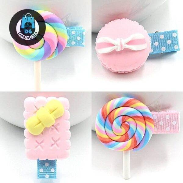 Fashion Candy Shaped Bright Girl’s Hair Clip Mother and Kids Baby and Kid's Clothing and Accessories Girls Accessories cb5feb1b7314637725a2e7: N144|N145 Blue|N145 Pink|N146 Pink|N146 Yellow|N147|N148