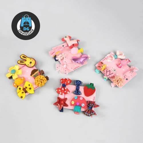 Baby’s Fabric Hair Clips Sets Mother and Kids Baby and Kid's Clothing and Accessories Girls Accessories cb5feb1b7314637725a2e7: 1|Crown|Grey Bird|Pink Fish|Pink Horse|Red Mushroom|Yellow Rabbit