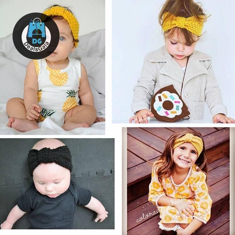 Baby Girls' Elastic Knitted Headband