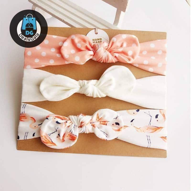 Cute Printed Cotton Headbands 3 pcs Set Mother and Kids Baby and Kid's Clothing and Accessories Girls Accessories cb5feb1b7314637725a2e7: 1 pink dot|2 purple dot|3 blue dog|4 yellow flower|5 pink|6 light blue|7 gray stripe|8 unicorn