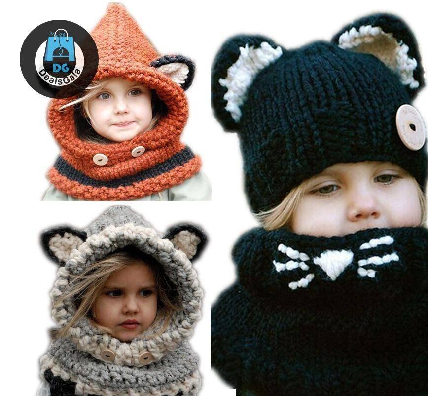 Knitted Cap Sets Mother and Kids Baby and Kid's Clothing and Accessories Hats and Caps Girls Accessories cb5feb1b7314637725a2e7: as picture|as picture|as picture
