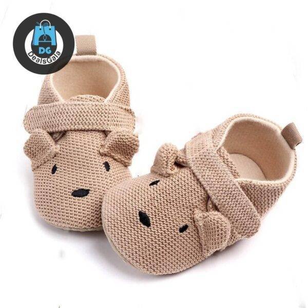 Cute Warm Bear Baby First Walkers Mother and Kids Baby and Kid's Shoes Baby Girl's Shoes cb5feb1b7314637725a2e7: Brown|pink|White
