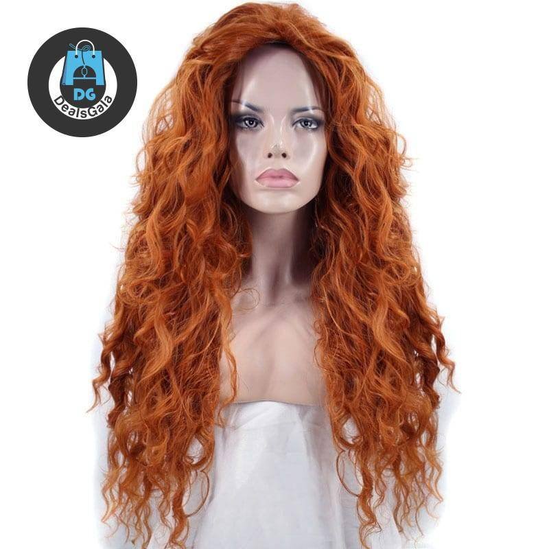 Ginger Red Long Wavy Synthetic Hair Wig Hair Care and Styling Hair Extensions and Wigs Synthetic Hair cb5feb1b7314637725a2e7: Anna Wig|Ariel wig|Belle Princess wig|Cruella Deville wig|Elsa Wig|Elsa with hairpins|Merida wig|Rapunzel wig flower|Rapunzel wig plain|Tinker Bell wig|upgrade anna