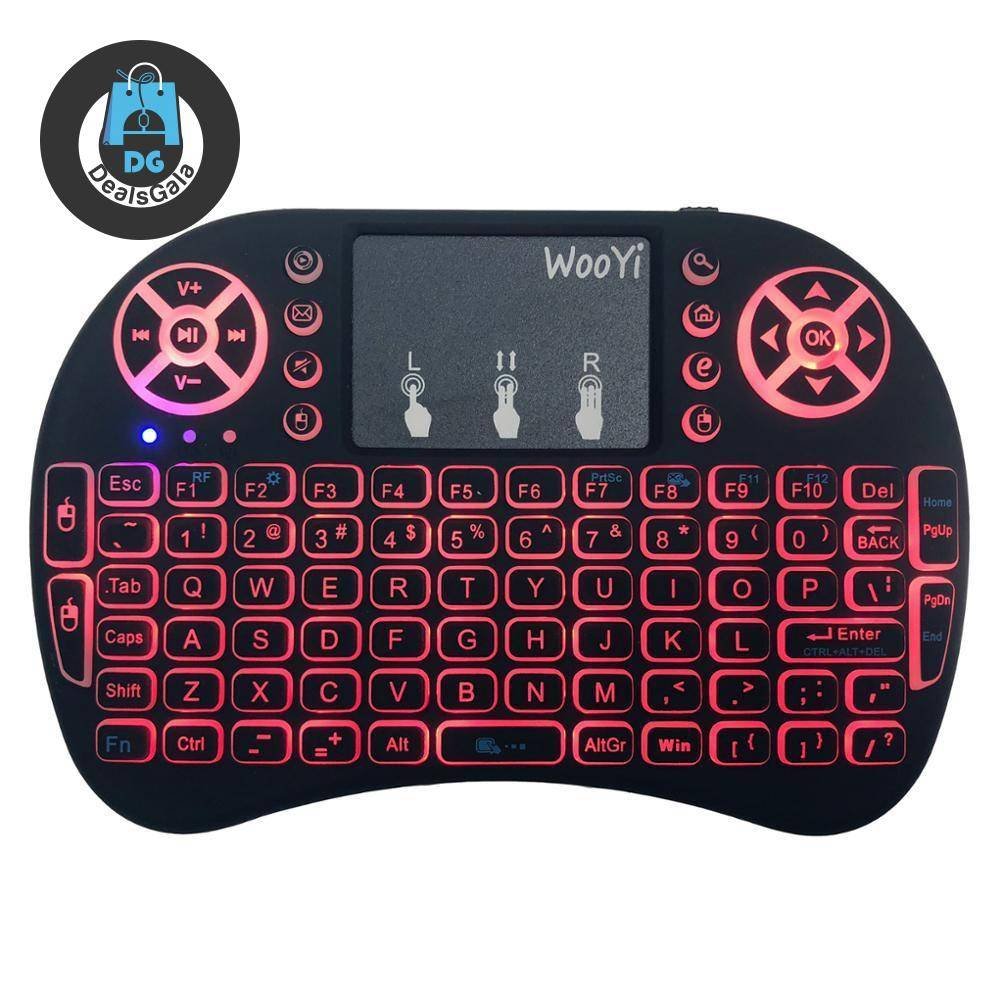 Mini Wireless Keyboard with Touchpad Remote Control Computers and Tablets Computer Peripherals Gaming Mouse and Keyboards cb5feb1b7314637725a2e7: Arabic Backlit|English Backlit|English No backlit|French Backlit|Hebrew Backlit|Italian Backlit|Portuguese Backlit|Russian Backlit|Russian No backlit|Spanish Backlit|Spanish No Backlit
