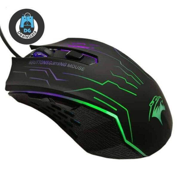 Silent Click Gaming Mouse Computers and Tablets Computer Peripherals Gaming Mouse and Keyboards cb5feb1b7314637725a2e7: 1mouse and 1mousepad|Only 1 mouse 