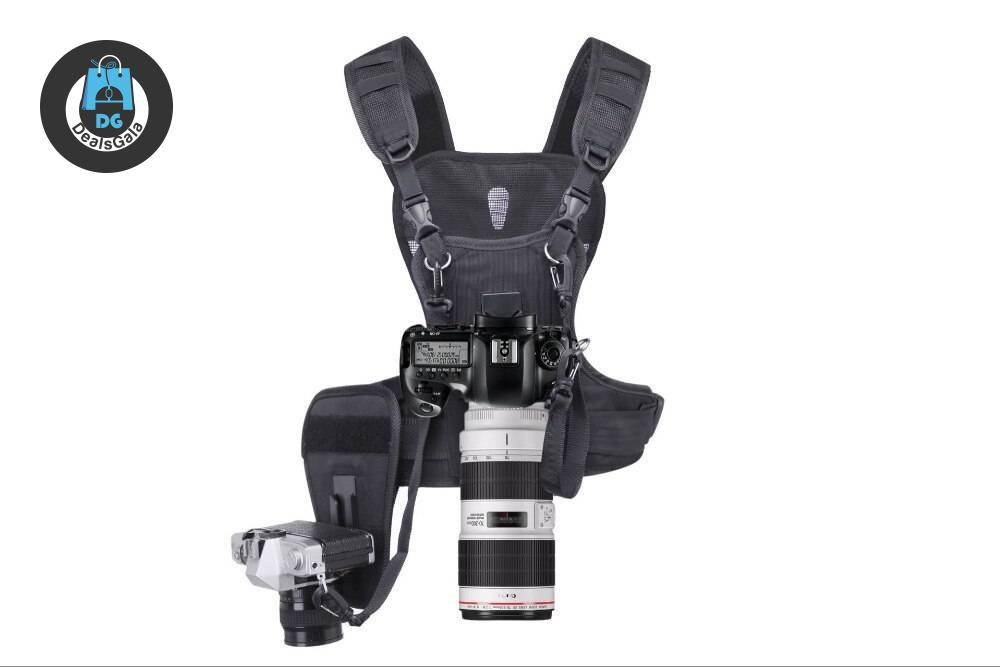 Adjustable Dual Camera Carrying Harness