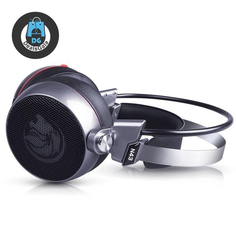 Stereo Gaming Headset with Mic Earphones and Headphones cb5feb1b7314637725a2e7: N43