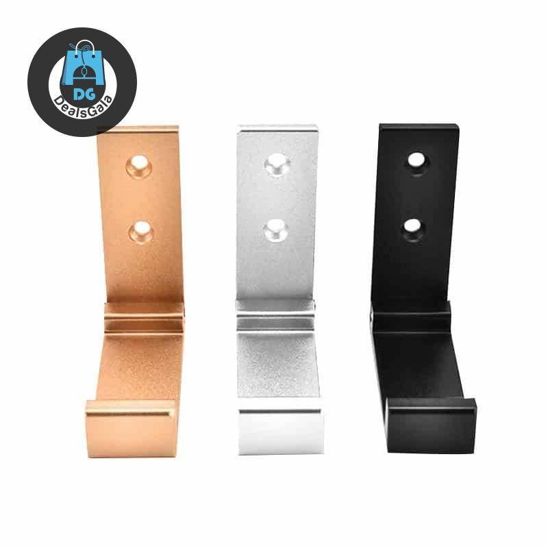 Foldable Wall Mount Headphones Holder Earphones Accessories cb5feb1b7314637725a2e7: Black|Gold|silver