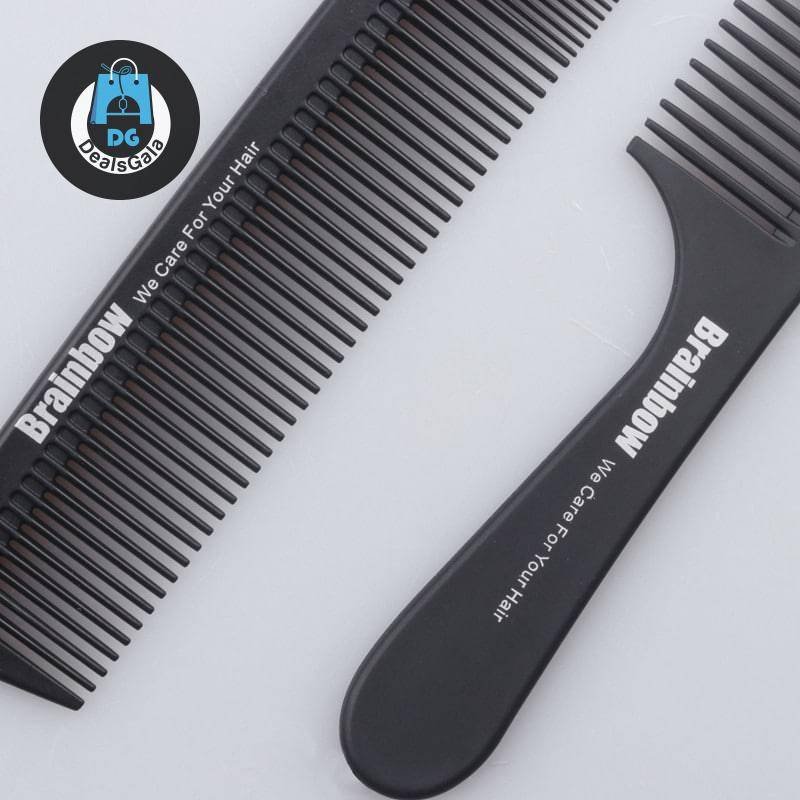 Anti-Static Carbon Hair Combs Set Hair Care and Styling cb5feb1b7314637725a2e7: Black