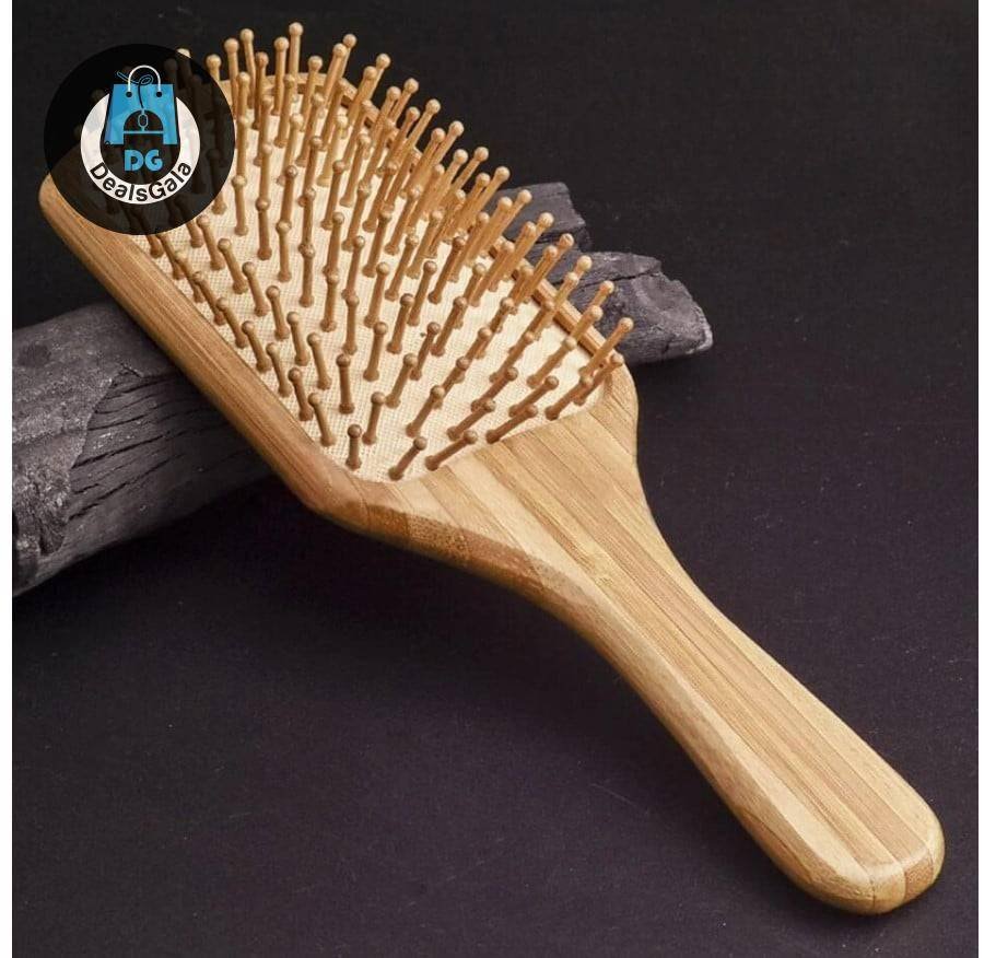 Rectangular Wooden Hair Brush