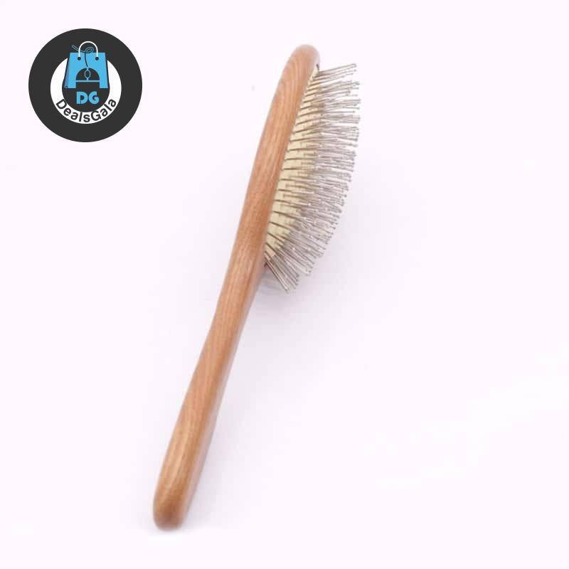 Bamboo Hair Brush with Massage Steel Bristle Hair Care and Styling Item Type: Comb