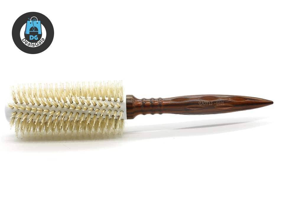 Contrast Design Wooden Styling Hair Brush