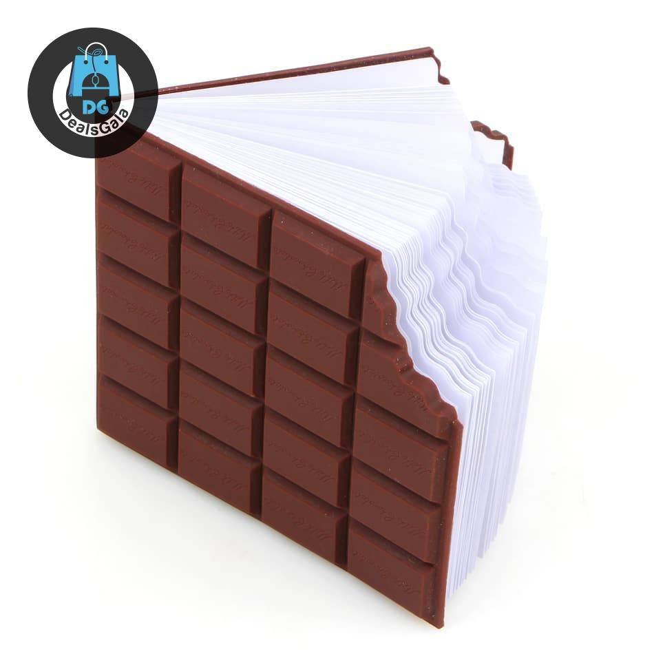 80 Sheets Chocolate Bar Notebook Education and Office Supplies Style: Memo Pads