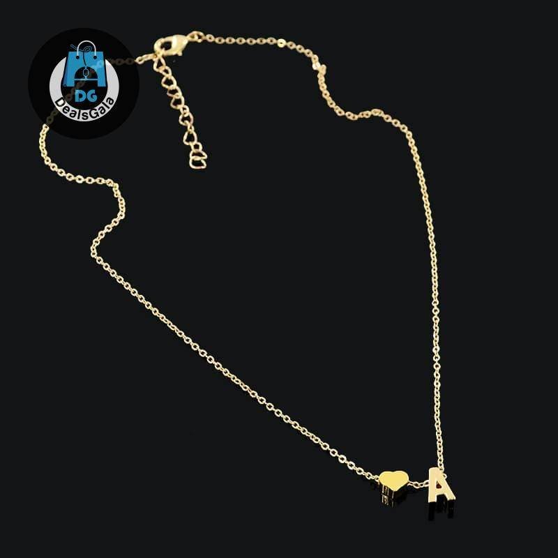 Women’s Heart and Letter Shaped Pendant Necklace Necklaces 8d255f28538fbae46aeae7: A|B|C|D|E|F|G|H|I|J|K|L|M|N|O|P|Q|R|S|T|U|V|W|X|Y|Z