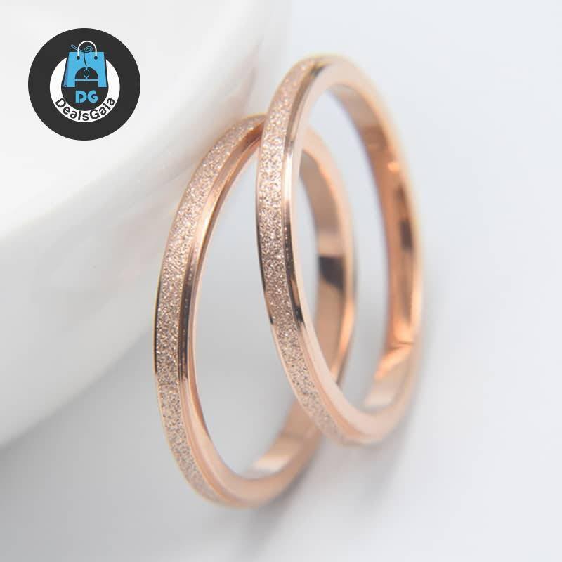 Unisex Stainless Steel Fashion Ring