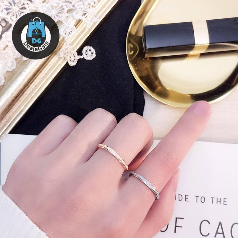 Unisex Stainless Steel Fashion Ring