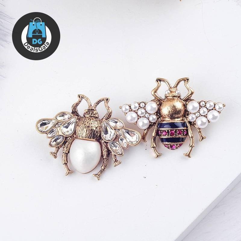 Women’s Bohemian Bee Shaped Brooch Brooches 8d255f28538fbae46aeae7: ts00197-1red|ts00197-2white