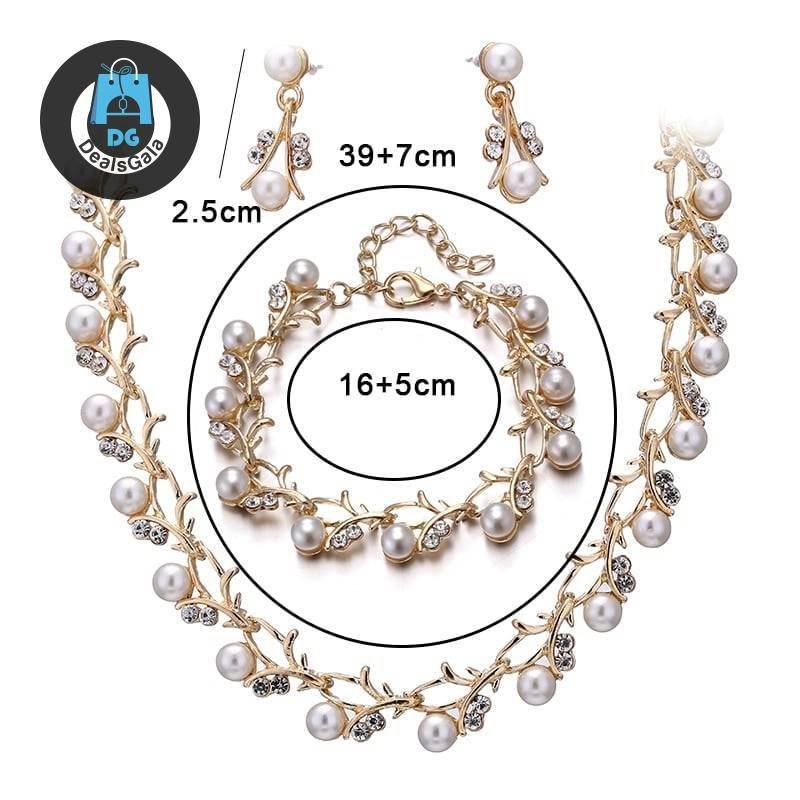 Women’s Pearl Decorated Necklace and Earrings Jewelry Set Jewelry Women Jewelry Jewelry Sets 8d255f28538fbae46aeae7: 1|10|2|3|4|5|6|7|8|9