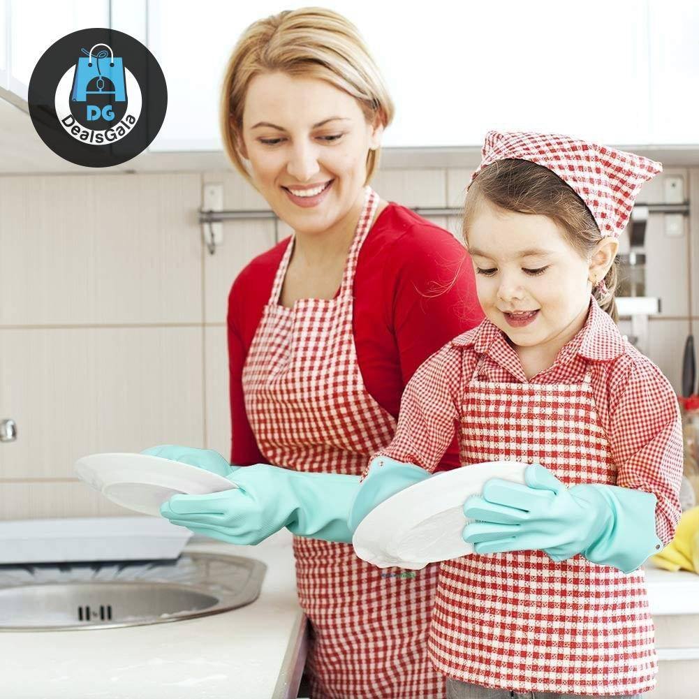 Silicone Dishwashing Scrubber Gloves Home Equipment / Appliances cb5feb1b7314637725a2e7: Blue|Deep Blue|Gray|Greent|Lightpurple|pink|Purple|Red|Skyblue|Yellow