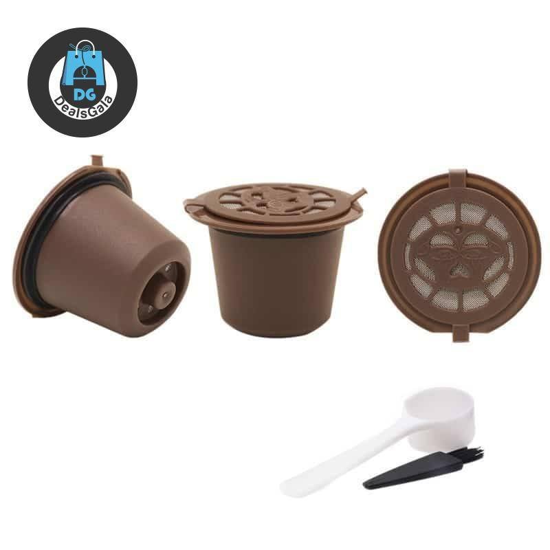 Reusable Coffee Capsules 4 Pcs Set Home Equipment / Appliances cb5feb1b7314637725a2e7: 4pcs