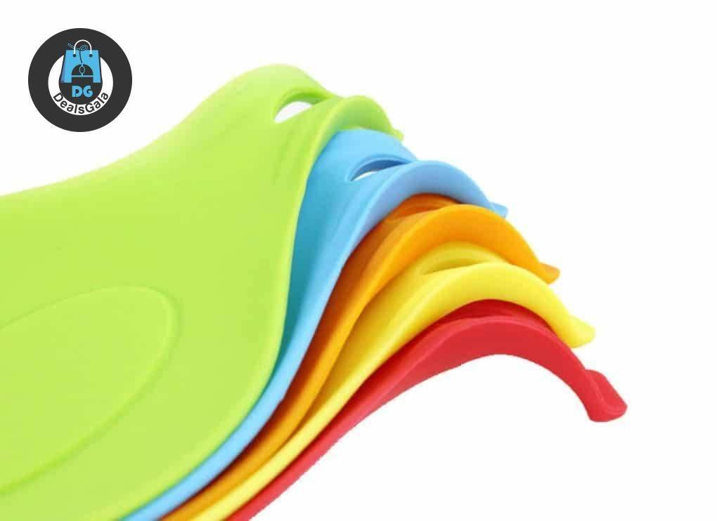 Silicone Spoon Rest Pad Home Equipment / Appliances cb5feb1b7314637725a2e7: Blue|Green|orange|Red|Yellow