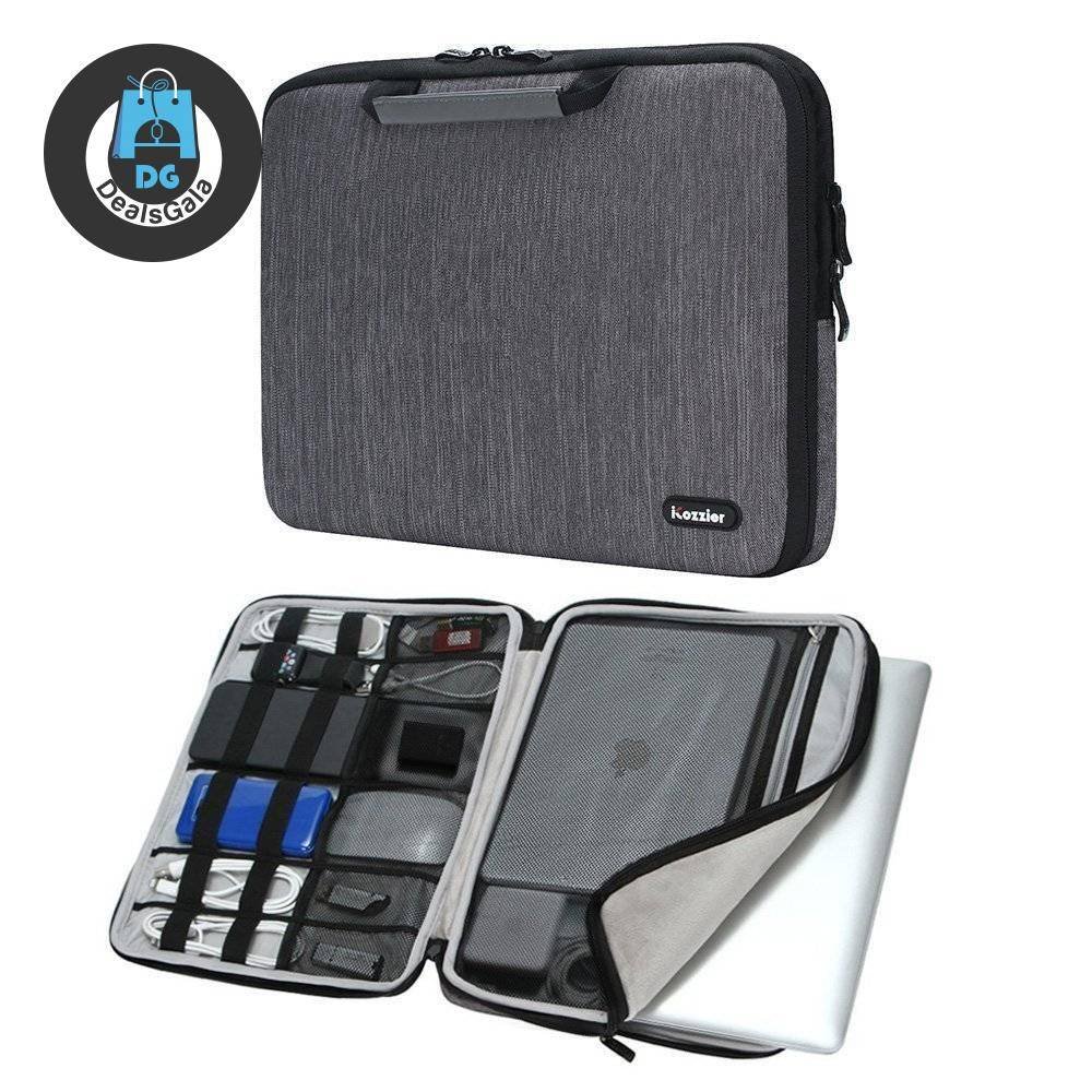 Spacious Bag for MacBook Laptops and Electronic Accessories Laptops Laptop Accessories cb5feb1b7314637725a2e7: Black|Dark gray|Dark Gray (strap)|Rose red (strap)