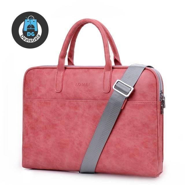 Elegant Leather Laptop Bag Laptops Laptop Accessories cb5feb1b7314637725a2e7: Black|black luxury|pink|pink luxury|Red