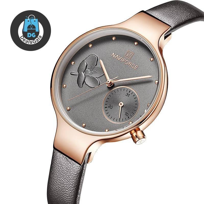 Women’s Elegant Leather Quartz Watch Women's Watches cb5feb1b7314637725a2e7: Black|Blue|Gold|Grey|Purple|Rose Gold