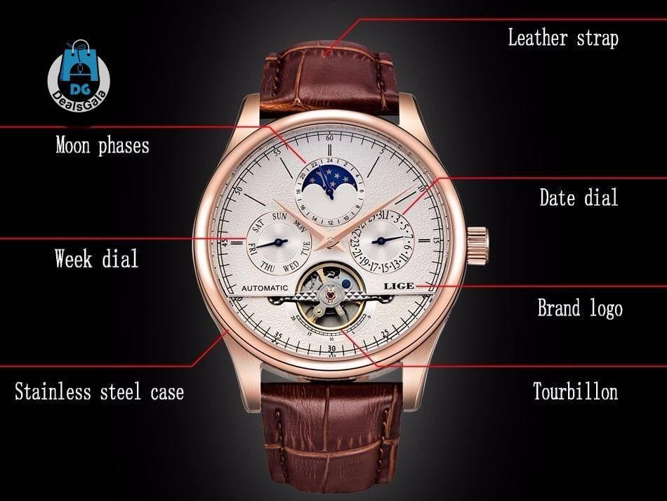 Men’s Retro Style Leather Watch Men's Watches cb5feb1b7314637725a2e7: Gold / Black|Gold / White|Silver / Black|Silver White