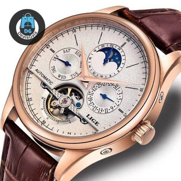Men’s Retro Style Leather Watch Men's Watches cb5feb1b7314637725a2e7: Gold / Black|Gold / White|Silver / Black|Silver White 