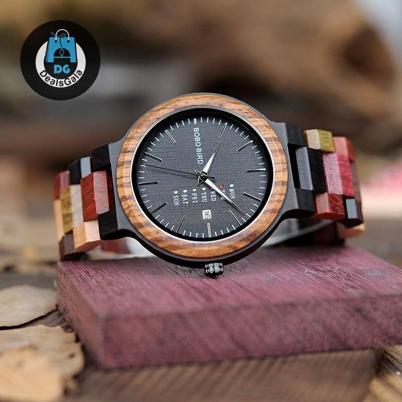 Wooden Watch with Colorful Band Women's Watches cb5feb1b7314637725a2e7: Men P14-1|Women P14-4