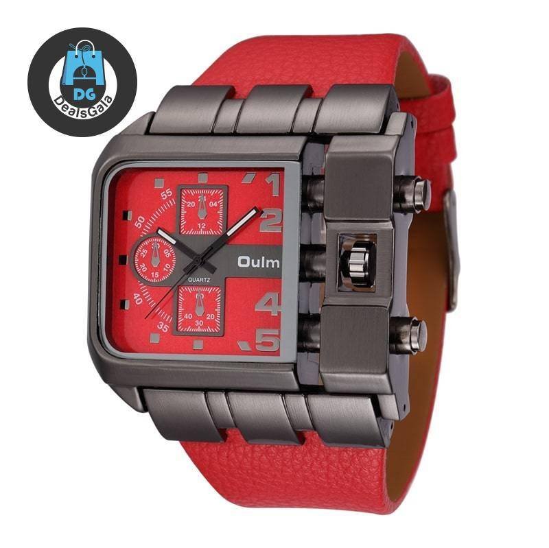 Square Shape Dial Casual Style Men’s Watches Men's Watches cb5feb1b7314637725a2e7: Black|Brown|dark blue|Red|White Dial