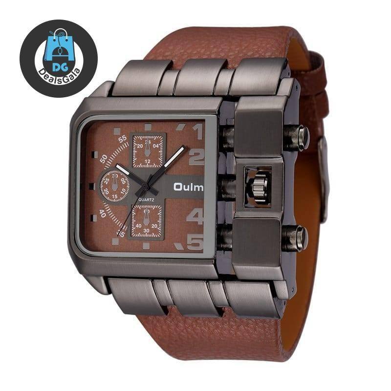 Square Shape Dial Casual Style Men’s Watches Men's Watches cb5feb1b7314637725a2e7: Black|Brown|dark blue|Red|White Dial