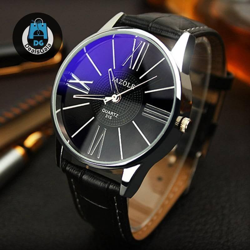 Classical Businesmen’s Watches Men's Watches cb5feb1b7314637725a2e7: Black|Brown