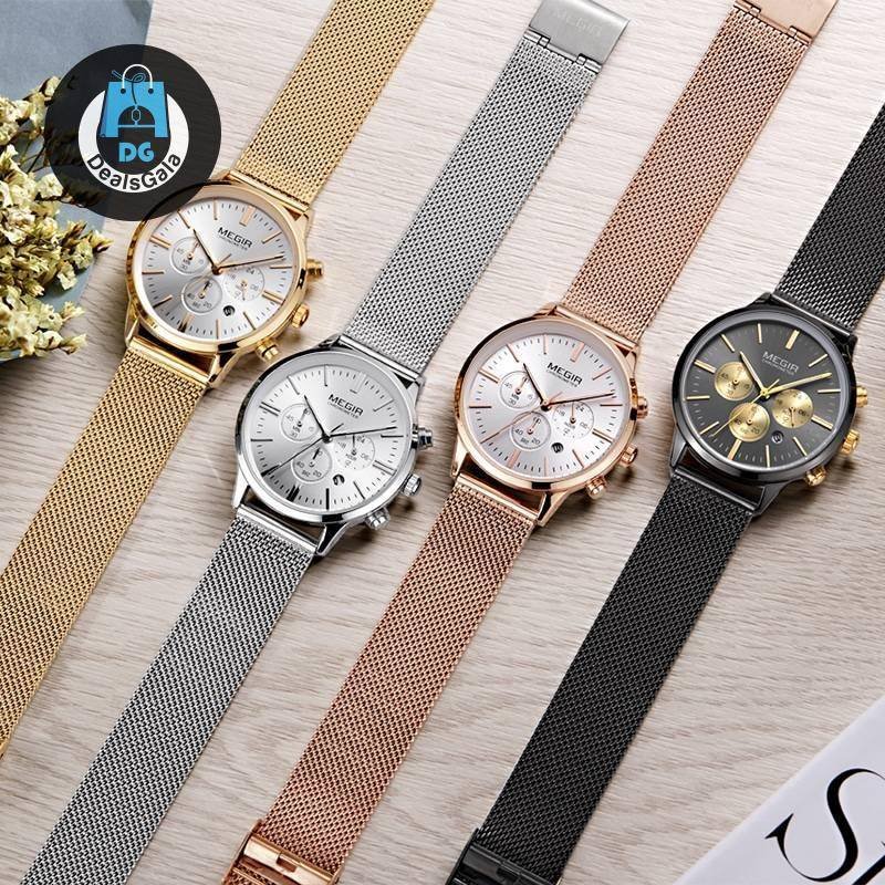 Women’s Elegant Mesh Bracelet Watch Women's Watches cb5feb1b7314637725a2e7: Black|Gold|Rose|silver