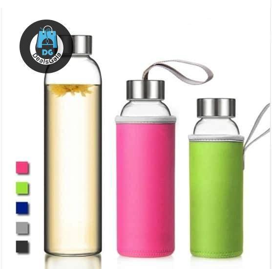 Minimalist Style Glass Sport Water Bottle Home Equipment / Appliances Water Bottle 3b8f7696879f77dfc8c74a: 280ml|360ml|550ml