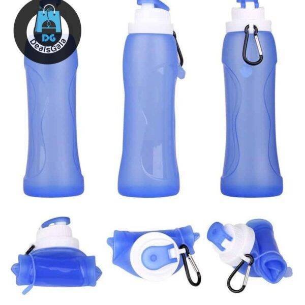 Flexible Silicone Sport Water Bottle Home Equipment / Appliances Water Bottle 3b8f7696879f77dfc8c74a: 500 ml