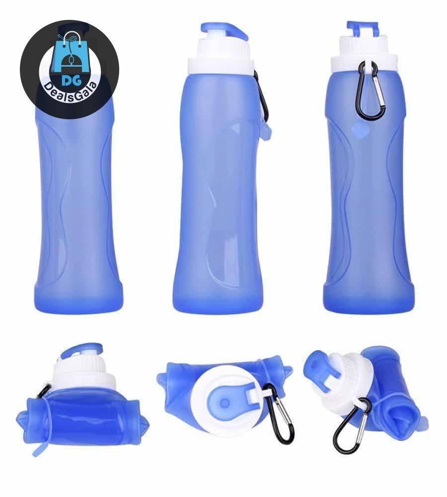 Flexible Silicone Sport Water Bottle