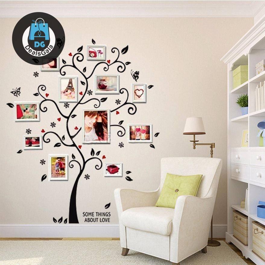 Large Tree Wall Sticker Wall Decor Home Equipment / Appliances cb5feb1b7314637725a2e7: Black