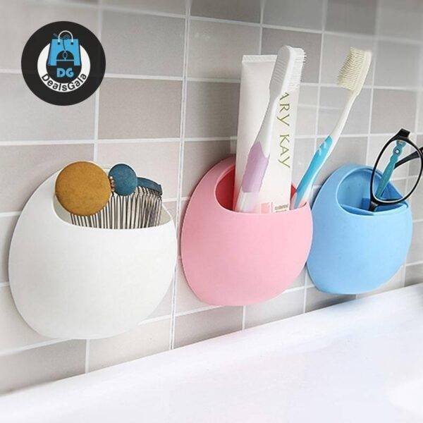 Egg-Shaped Toothbrush Holder For Bathroom Bathroom Accessories Bathroom Racks and Holders Home Equipment / Appliances cb5feb1b7314637725a2e7: 01|02|03|04