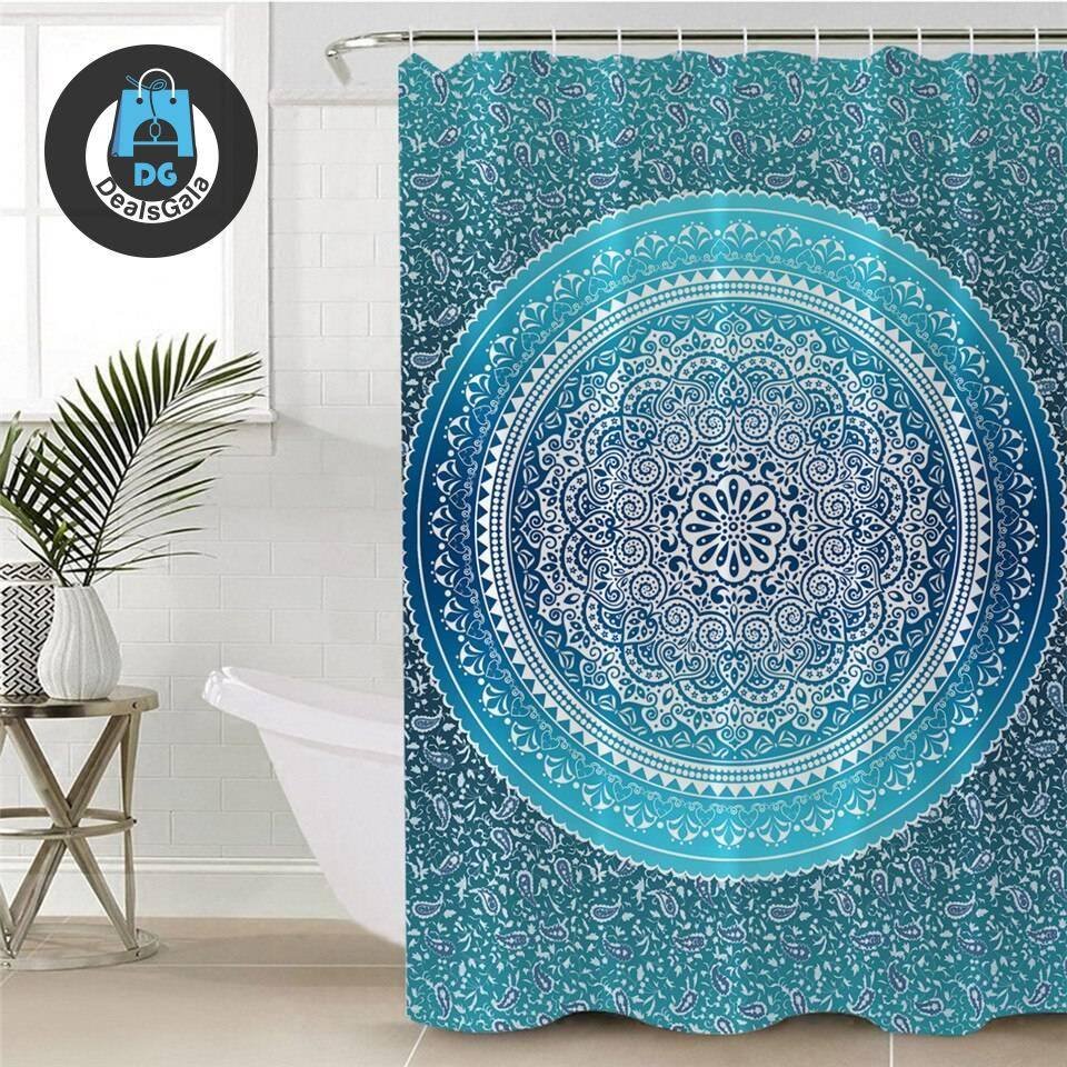 Mandala Printed Shower Curtain