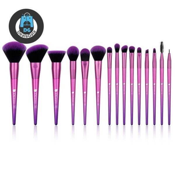 Hot Pink Multifunctional Makeup Brushes 15 pcs Set Beauty and Health Makeup 1ef722433d607dd9d2b8b7: China|Russian Federation